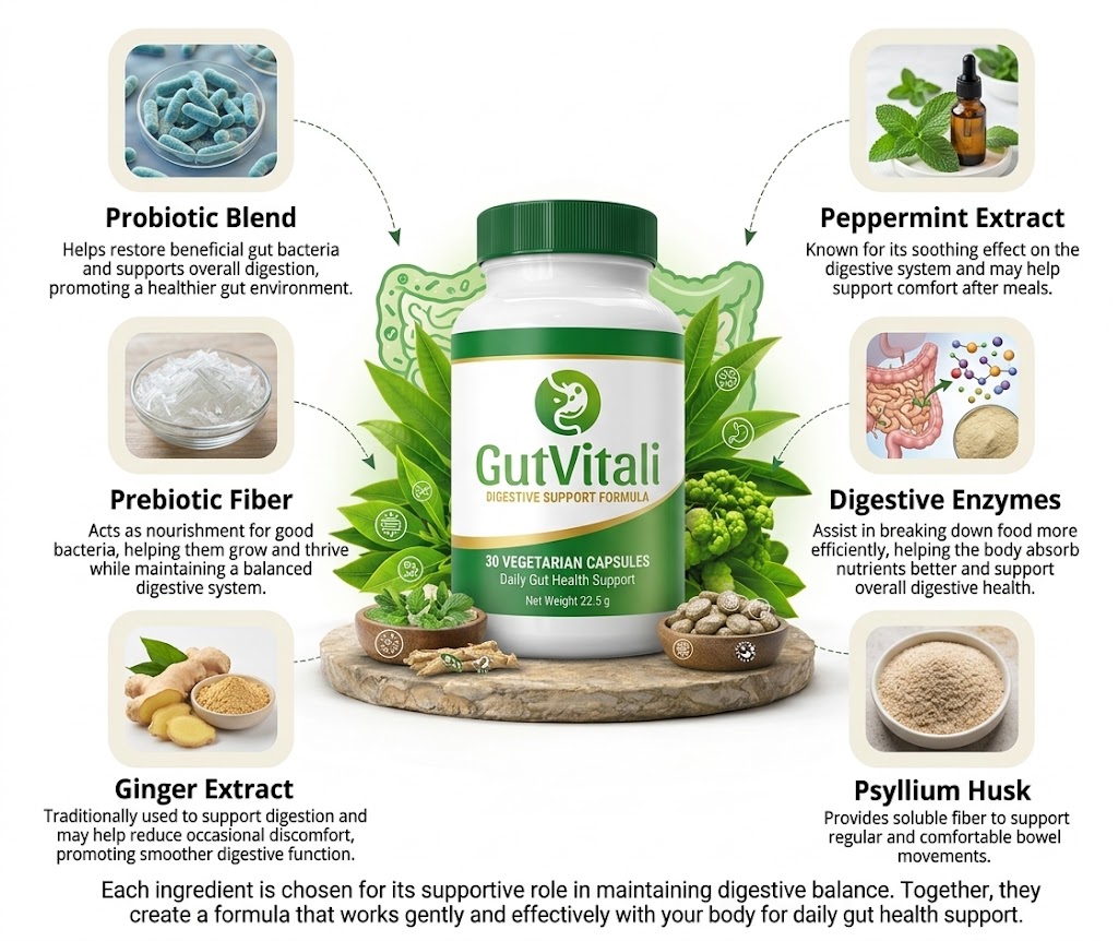 GutVitali Ingredients